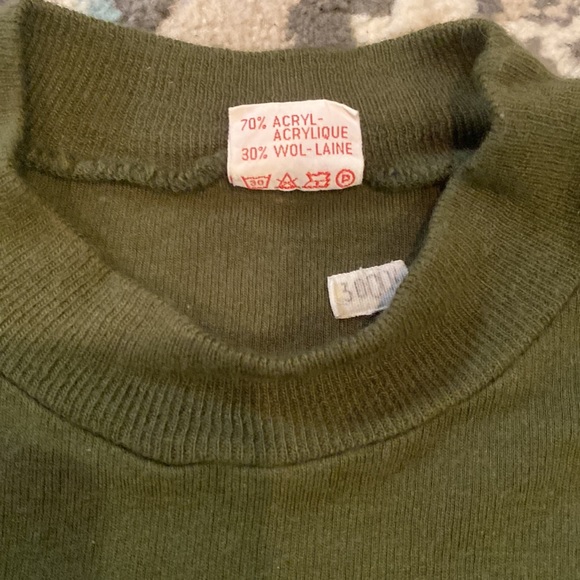 Vintage Begetex 1979 wool military shirt. Adult mens small. Pristine condition - Picture 3 of 7